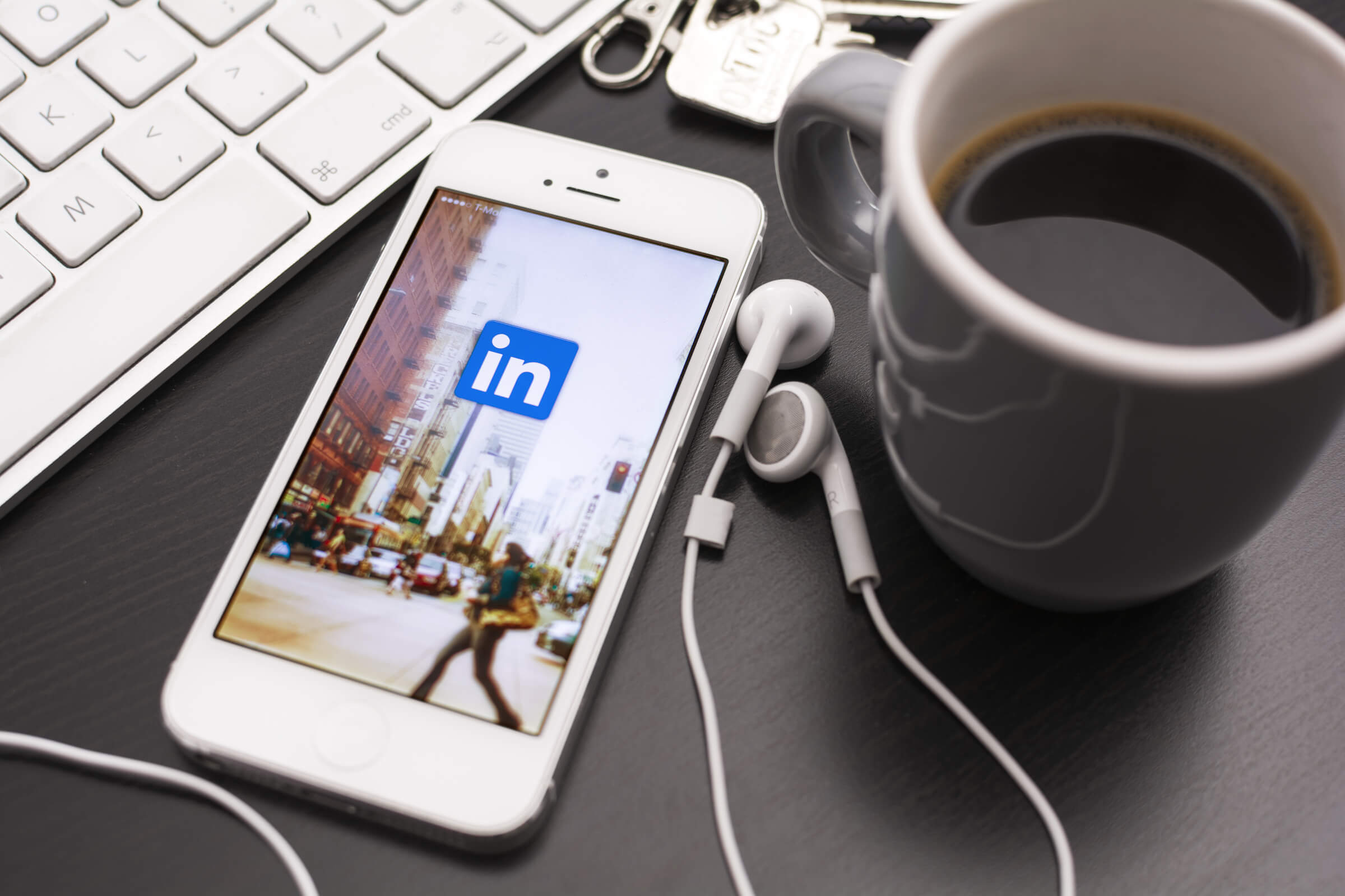 HILVERSUM, NETHERLANDS - JANUARY 28, 2014: Linkedin is a social networking website for people in professional occupations. As of June 2013 more than 259 million users in more than 200 countries.